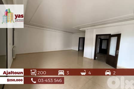Ajaltoun 200m2 | Super Luxurious | New | Impressive View | GM/KH