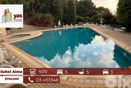 Sahel Alma 400m2 | Open Sea View | Pool |Accessible | PA |
