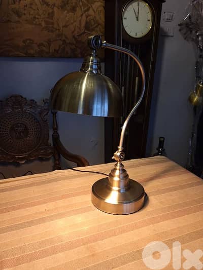brass desk lamp