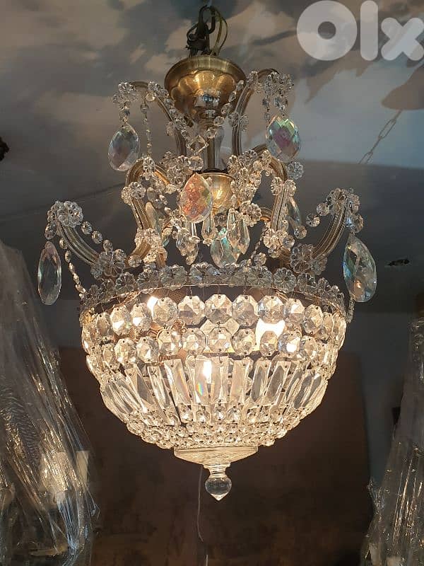 czech crystal chandelier 1