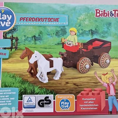 Playtive Bibi & Tina Blocks 122 Pcs - مكعبات تركيب للأطفال