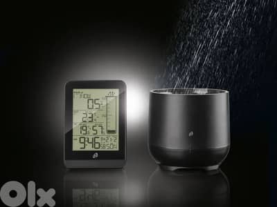 auriol weather station with rain gauge