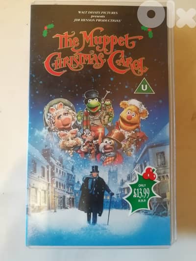 The Muppet Christmas Carol & muppets from space VHSs