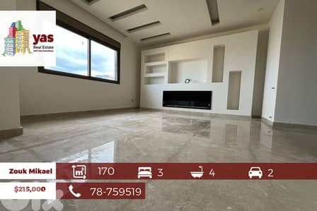 Zouk Mikael 170m2 | Prime/Calm Location | Brand New | City View| EH/EL