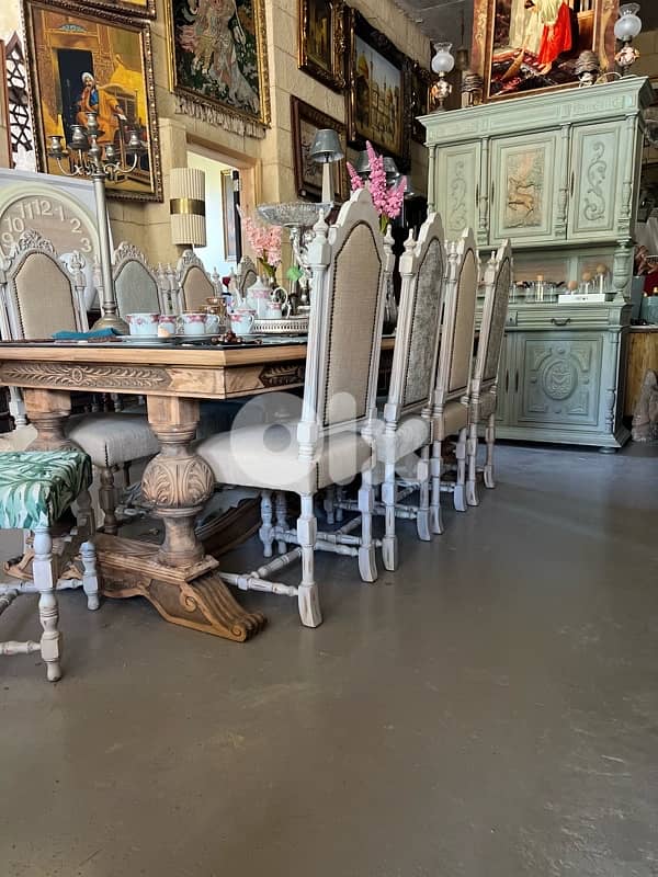 dining table with 10 chairs 2