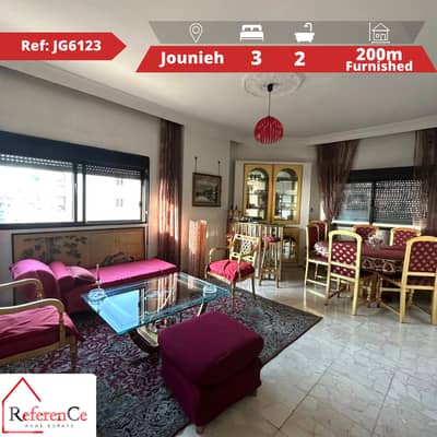 Furnished apartment in Jounieh شقة مفروشة في جونية