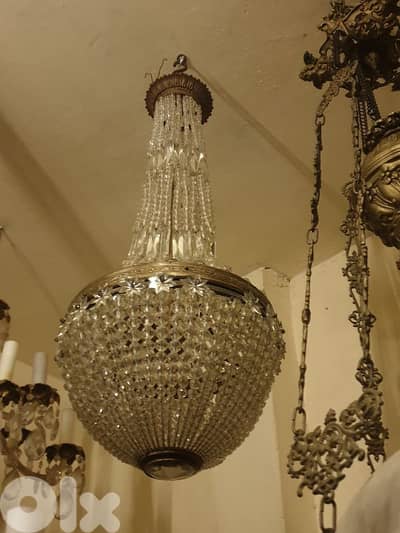 french crystal chandelier
