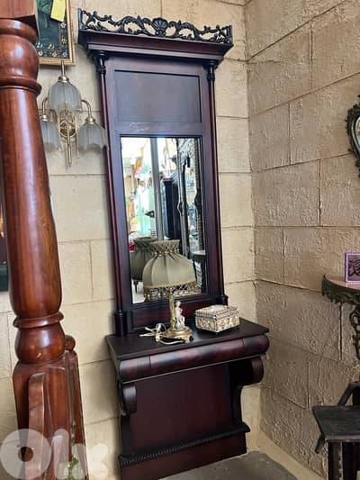 solid wood console