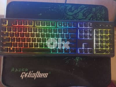 Razer Ornata Chroma keyboard (used) + Razer viper mini mouse (used)