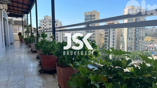 L12343-Unfurnished Apartment with City View for Sale in Badaro
