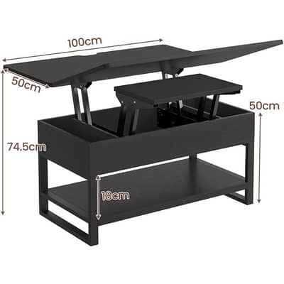doule lift coffee table / dining table