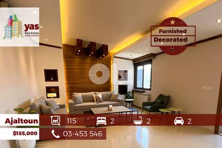 Ajaltoun 115m2 | Furnished FLat | Decorated | Open Mountain View | RO