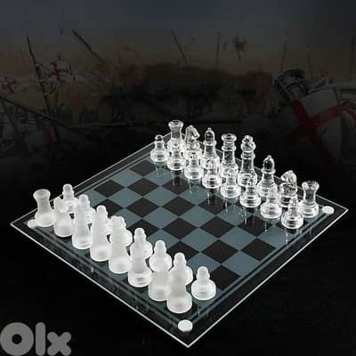 Glass Chess Board game