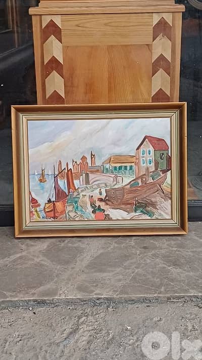 لوحة رسم زيتي اوروبية