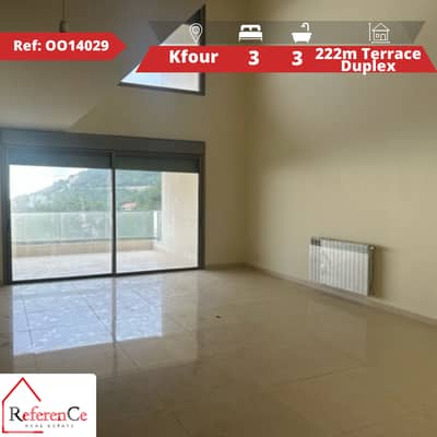 Duplex with terrace in Kfour دوبلكس مع تراس في كفور