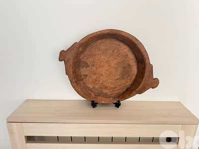 unique piece wooden plate tray handmade imported