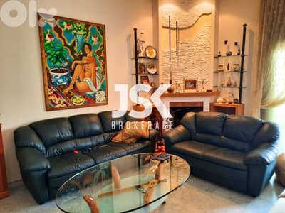 L18771-Apartment For Rent With Garden in Ballouneh