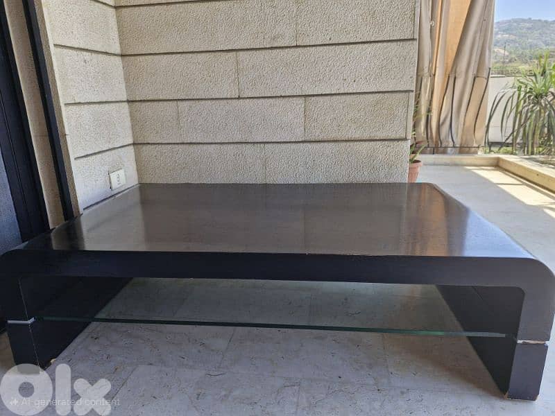 L Sofa & center table 1