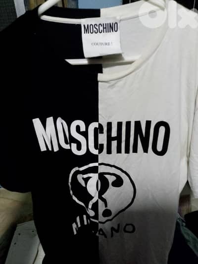 Moschino black and white T-shirt.