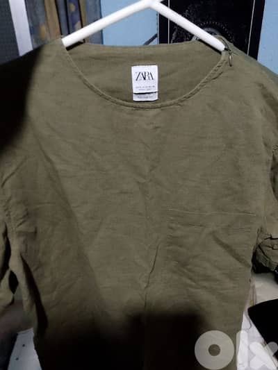 Zara green T-shirt