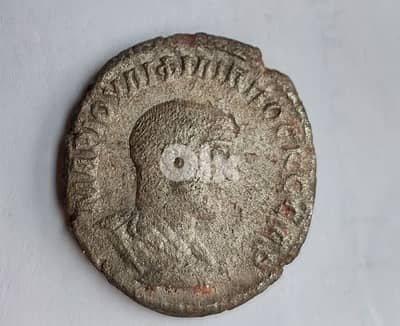 Philip II Augustus Ancient  Roman Silver  Billion Coin year 247 AD