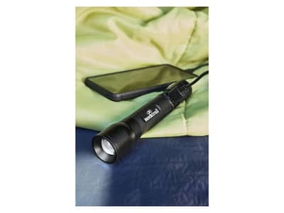 rocktrail led torch with power bank and car adaptor