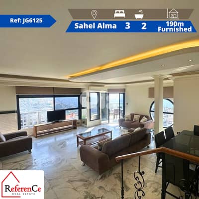 Furnished Duplex in Sahel Alma دوبلكس مفروش في ساحل علما