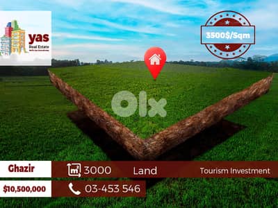 Ghazir / Maameltein 3000m2 | Perfect Tourism Investment Opportunity |W