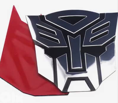 Metal Transformers sticker for car Real Life Size