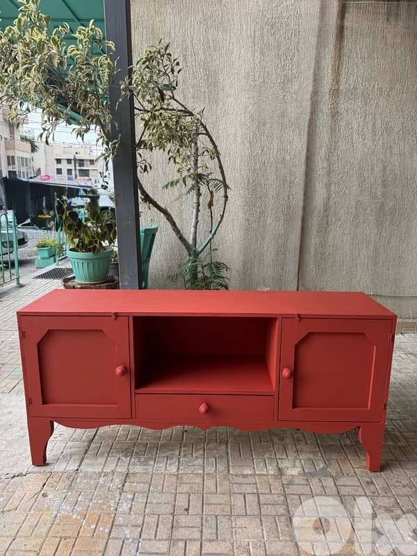 rustic tv cabinet 1