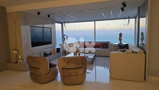 AIN EL MRAISEH 1ST LINE / OPEN SEA VIEW (250Sq) 3 BEDROOMS , (AM-282)