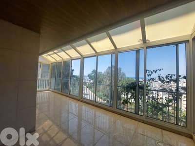 220 SQM Apartment in Mar Roukoz, Metn with Sea View and Terrace