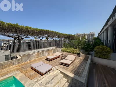 Loft/apartment sale Waterfront شقة مع تراس للبيع مارينا ضبية MQFS2865