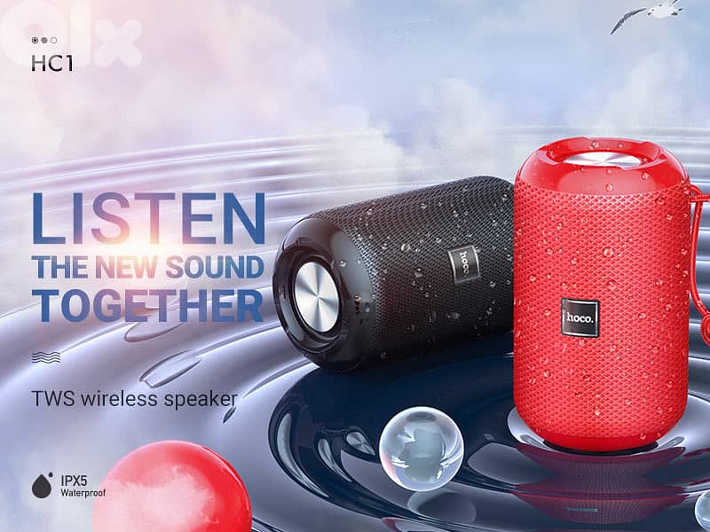 HOCO HC1 TRUE WIRELESS SPEAKER IPX5 WATERPROOF | HC1  وايرلس سبيكر 3