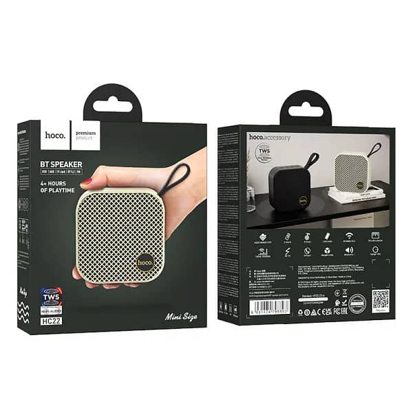 HOCO HC22 TRUE WIRELESS STEREO SPEAKER TWS | HC22 وايرلس سبيكر 2