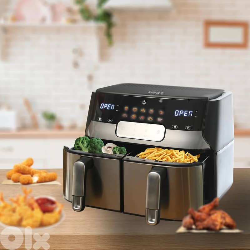KB ELEMENTS 9.0 LITERS DIGITAL DOUBLE AIR FRYER - ELK90FD2 5