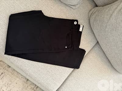 mango black high rise skinny pant new size 34