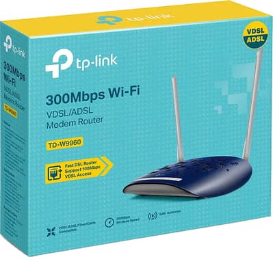 TP-LINK 300MBPS WIRELESS N VDSL/ADSL MODEM ROUTER "W9960A"