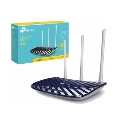 TP-LINK WIRELESS ROUTER AC750 WITH 3 ANTENNAS ARCHER C20