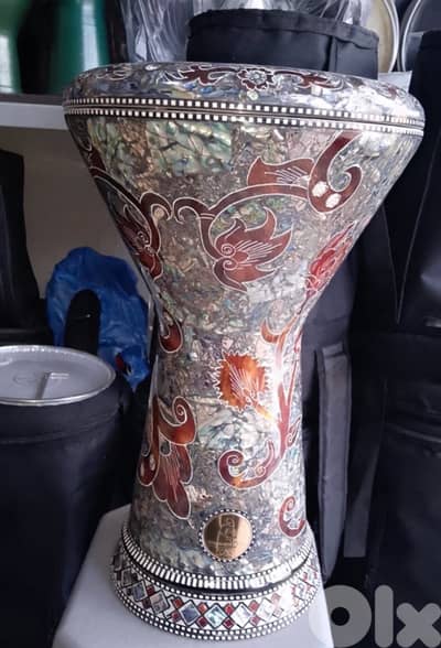 طبلة صدف ازرق مميز tabla jawhara