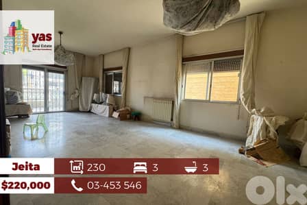 Jeita 230m2 | Well Maintained | Mountain View | Prime Area | EL |