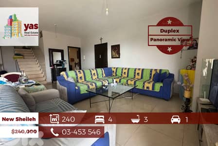 New Sheileh 240m2 | Duplex |  Panoramic View | Luxury | Calm | EL/TO