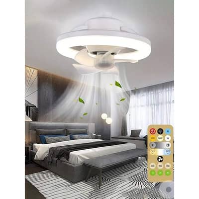50 Watts 360° Rotation Ceiling Fan Light With Remote Control Only 16$
