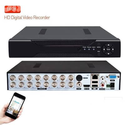 DIGITAL VIDEO RECORDER FOR CCTV CAMERAS 16 CHANNELS - HDMI TCP - 5MP