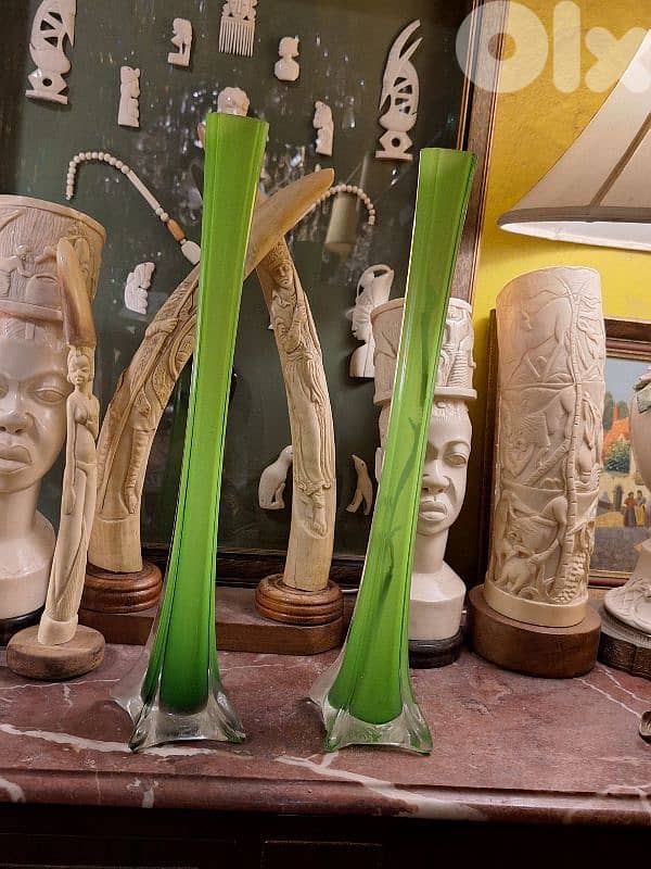 2 murano large vases 2