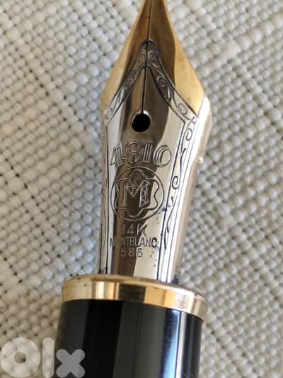 mont Blanc fountain pen the original Meisterstück4810,14k gold, 585