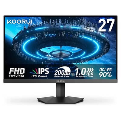 kooriu 27” fast ips 200hz fhd hdr400 gaming monior