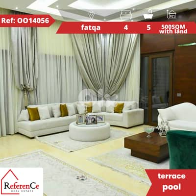 furnished villa in Fatqa with landالفيلا في فتقا