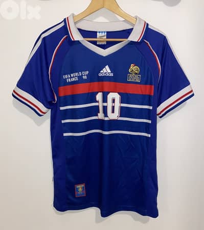 Zidane France 98 World Cup Jersey – Size M