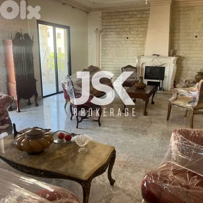 L18954 - Spacious Apartment With Great Sea View For Sale in Bchamoun